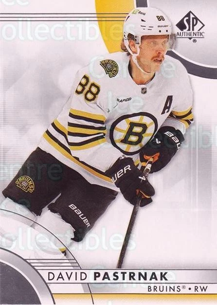 2023-24 SP Authentic #76 David Pastrnak - Image 1 of 1