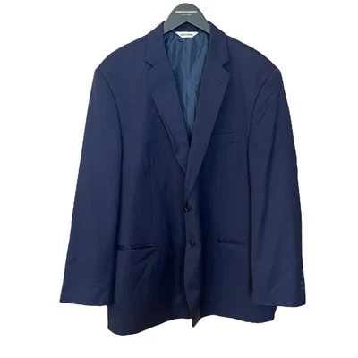 Blazer Linea Uomo Para Hombres 100% Lana Talla 48 Corto/46 Cintura Azul Marino Rendimiento Lana Foto 1 de 4