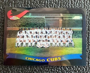 🔥CHICAGO CUBS TEAM PHOTO 2002 TOPPS CHROME BLACK REFRACTOR /50! SSP!🔥 - Picture 1 of 2