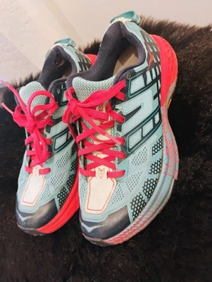 Hoka One One Speedgoat 2 Trail Running Shoes Sneakers Blue - Women’s Size 7 - Image 1 of 4