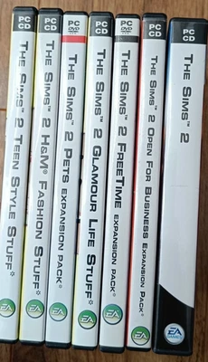 The Sims 2 + 6 Expansions PC DVD Lot – Pets, Business, FreeTime, Stuff Packs - Image 1 of 4
