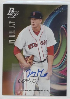 2018 Bowman Platinum Top Prospects Orange Auto /25 Jay Groome #TOP-17 Auto - Image 1 of 2