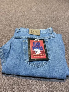Jeans Lee Easy Riders 42 x 32 gamba affusolata vintage anni 90 nuovo con etichette - Foto 1 di 12