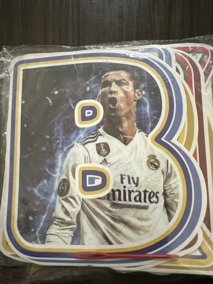 Decoraciones de cumpleaños suministros de fiesta Ronaldo Foto 1 de 2