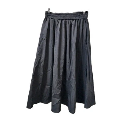 Philosophy 裙子女式 M 黑色弹性腰喇叭裤 35 英寸长全新带标签 — 第 1/4 张图片