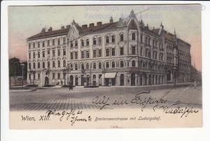 WIEN 13 , HIETZING , BREITENSEERSTRASSE m LUDWIGSHOF , 1908  Q - Picture 1 of 2