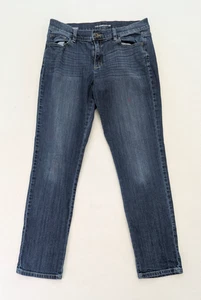 Liz Claiborne Damen Jeans Gr. 6 Boyfriend Skinny blau dunkle Waschung Stretch MÄNGEL - Bild 1 von 24