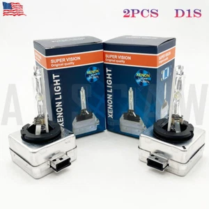 2 X D1C D1S D1R 6000K White HID Xenon Headlight Light Bulbs - Picture 1 of 7