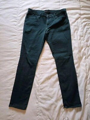 Rock & Republic Berlin Jeans Pants Womens 14 M Green Skinny Mid-rise Stretch - Image 1 of 4