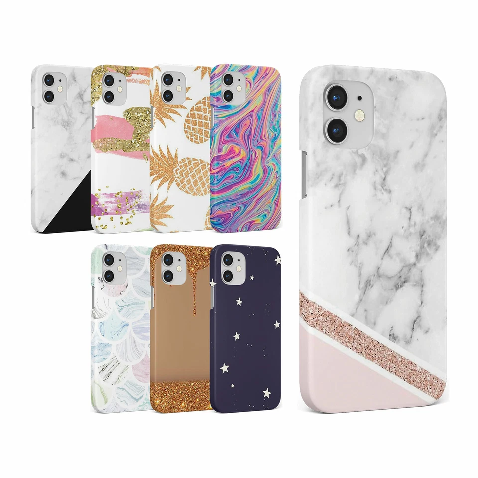 CASE FOR IPHONE 16 15 14 13 12 11 SE PRO MAX HARD PHONE COVER STARS GOLD RAINBOW - Image 1 of 1