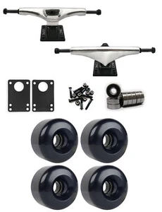 Core 7.0 Longboard Trucks Wheels Package 70mm x 46mm 83A 276C Blue Clear - Picture 1 of 3