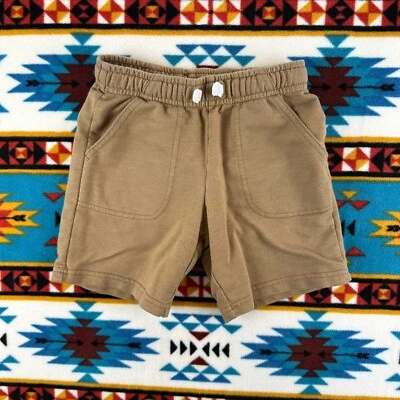 Шорты без застежек Cat & Jack эластичные на талии повседневные удобные хаки размер 4T - Изображение 1 из 4