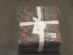 NEW RARE 7PC Pottery Barn Thaila Paisley Patterned King Duvet Set w Shams Thalia - Picture 1 of 5