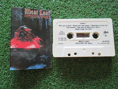 MEAT LOAF ** Hits Out Of Hell ** ORIGINAL & DELETED 1984 Spain CASSETTE ON EPIC - Image 1 of 2