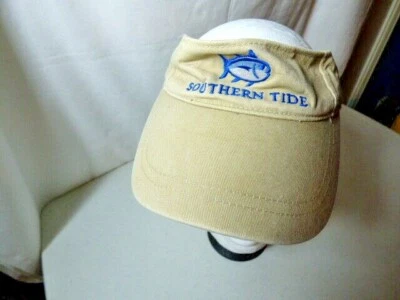 Sombrero visera Southern Tide con tirantes tostado/beige  Foto 1 de 4