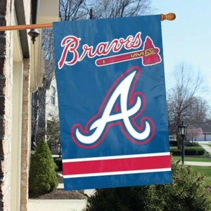 Atlanta Braves MLB - Applique Banner Flag - Free Shipping - Picture 1 of 1