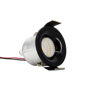 LED für Terrassenüberdachung Mini Spotlight schwarz Einbaustrahler 3W 240V 30 mm - Bild 1 von 7