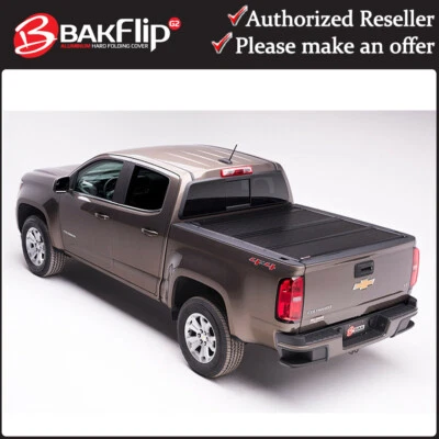 Cubierta Tonneau Bakflip G2 para Chevrolet Colorado/GMC Canyon 2004-2012 platón de 5’ Foto 1 de 4