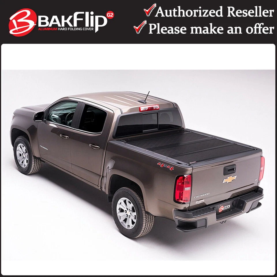 Cubierta Tonneau Bakflip G2 para Chevrolet Colorado/GMC Canyon 2004-2012 platón de 5’ Foto 1 de 4