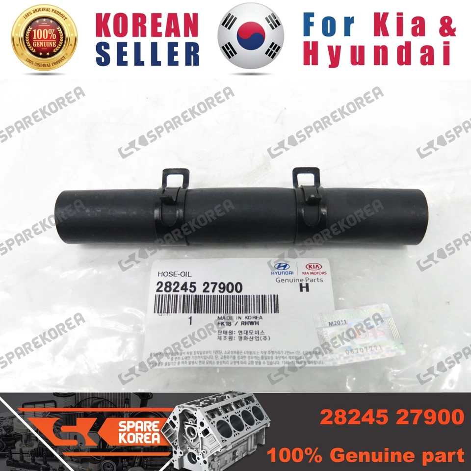 Aceite de manguera genuino/OEM 2824527900 para Hyundai Santa Fe 00 Foto 1 de 1