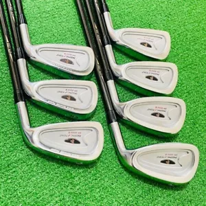 Miura Giken PP-9002 Iron Set of 7 4-PW Graphite Tour AD AD-75S Flex S Used - Picture 1 of 8