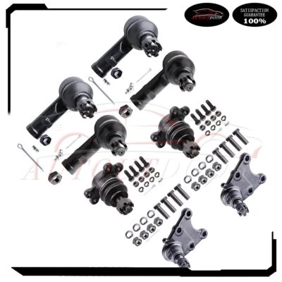 Kit de direção junta esférica dianteira 8 peças extremidade da haste de amarração ajuste para 1987-1991 Isuzu Trooper - Imagem 1 de 4