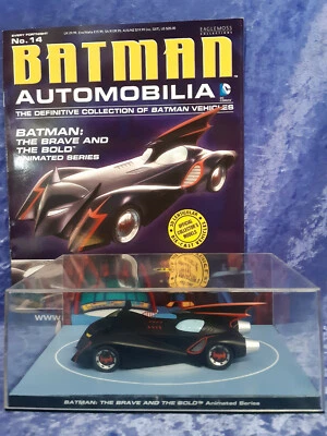 Batman Automobilia Car Collection No 14 Batman Brave Bold Batmobile + magazine. - Image 1 of 3