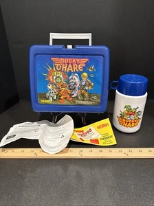 1991 Thermos - Bucky O'Hare Lunchbox Complete With Thermos Made USA - Picture 1 of 21
