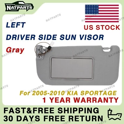 Parasol lado conductor izquierdo con luz para KIA Sportage 2005-2010 85202-1F690EZ Foto 1 de 4