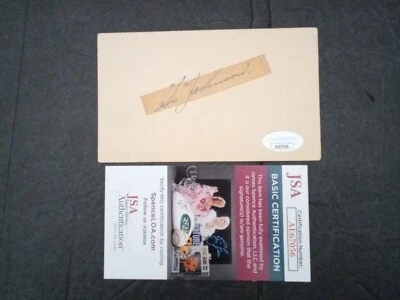 Syl Johnson Philadelphia Phillies Signed Card JSA -1 # - Image 1 of 2