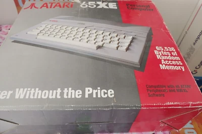 Atari 800 XE Atari 8-bit Computer + Netzteil/TV kabel works CLASSIC 8-bit in OVP - Bild 1 von 4