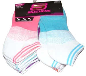 ~6 NWT Girls SKECHERS Low-Cut Socks! Sock Size 9-11 Shoe Size 4-6 Cute FS:)~ - Picture 1 of 2