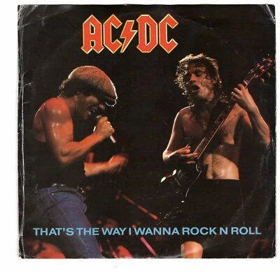 AC/DC- That's The Way I Wanna Rock n Roll (VG+) - Image 1 of 3