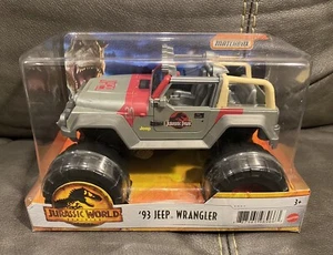 Jurassic World Dominion '93 JEEP WRANGLER DIE-CAST Monster Truck 1:24 Mattel - Picture 1 of 8
