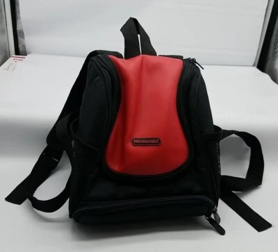 Nintendo Oficial Gameboy Negro/Rojo Mini Mochila Juego Viaje Estuche Bolsa Foto 1 de 4