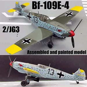 Easy model seconda guerra mondiale Messerschmitt BF-109E-4 II/JG3 aereo 1/72 senza aereo pressofuso - Foto 1 di 9