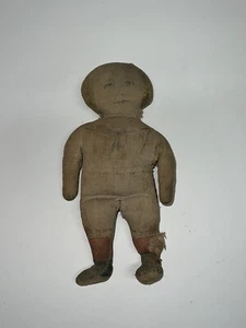 Antique Advertising Cloth Cut Out Doll Printed Art Fabric Mills NY Circa 1900 - Picture 1 of 2