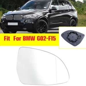 Right Side Heated Rear View Mirror Glass For BMW F25 G01 X3 F26 X4 F15 X5 F16 X6 - Picture 1 of 6