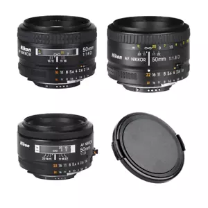 Lens Cap for Nikon 50mm f/1.8D - f1.4D - f/1.8 AF - 35mm f/2D - AF-S DX 18-55mm - Picture 1 of 1
