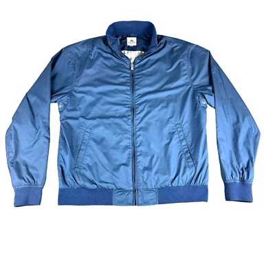 Peter Millar Jacket Men's Large Blue Full Zip Long Sleeve Pockets Golf Preppy - Image 1 of 4