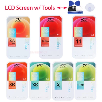 For iPhone X XR XS Max 11 12 Pro Hard LED LCD Display Touch Screen w/ Tools Set - Image 1 of 4