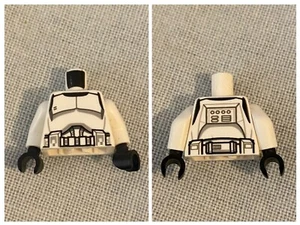 LEGO White Torso SW Armor Clone Trooper Black 973pb1286c01 sw0541 sw0442 sw0910 - Picture 1 of 1