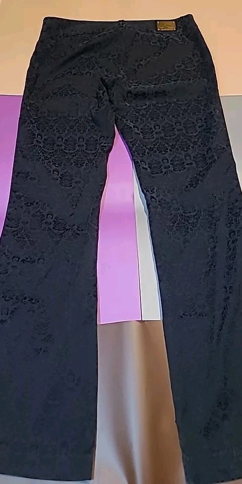 Pantalones negros acampanados vintage Y2K Baby Phat Bell talla 9 leer descripción Foto 1 de 4