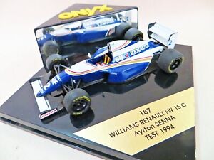 ONYX 187 'WILLIAMS RENAULT FW15c F1 CAR, AYRTON SENNA TEST 1994' 1:43. MIB/BOXED
