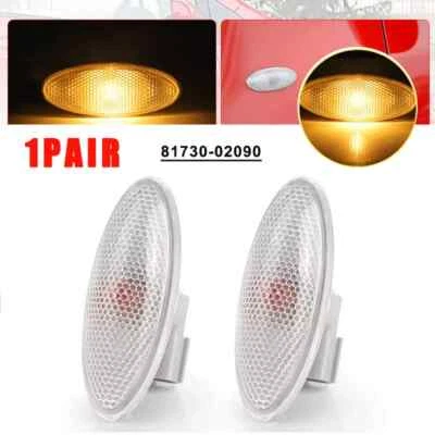 Luces de señal de giro marcador lateral de guardabarros 2 piezas para Toyota Yaris 2005-2013 81730-02090 Foto 1 de 4