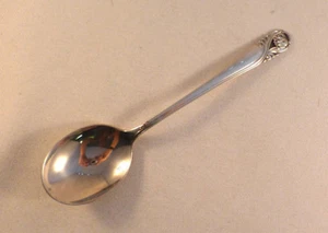 SPRING GLORY-INTERNATIONAL 2 STERLING CREAM SOUP SPOONS - Picture 1 of 1