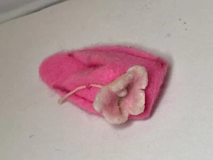 Vintage 1968-69 Mattel Barbie One Right Foot Only Slipper Pink #1857 Dreamy Pink - Picture 1 of 3