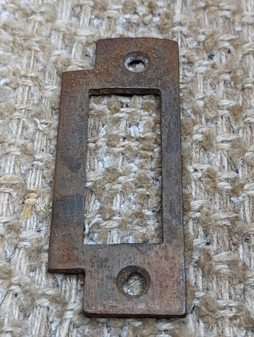 Antique Steel Strike Plate For Mortise Lock Cover