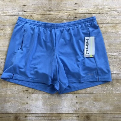 Hind Women’s Dry Lete Blue Dodgem Stretch Athletic Active Shorts Size Medium Foto 1 de 4