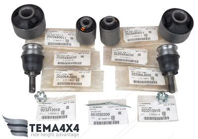 Genuine OEM Front Arm Repair Kit for Subaru 20204AG030 20204AG011 20206AJ000 - Image 1 of 3